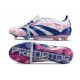 adidas Predator Elite Tongue FG Nouveau Blanc Bleu Rose