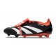 adidas Predator Elite Tongue FG Nouveau Noir Blanc Rouge Solaire