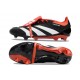 adidas Predator Elite Tongue FG Nouveau Noir Blanc Rouge Solaire