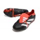 adidas Predator Elite Tongue FG Nouveau Noir Blanc Rouge Solaire