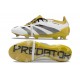 adidas Predator Elite Tongue FG Nouveau Blanc Or Argent