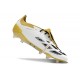 adidas Predator Elite Tongue FG Nouveau Blanc Or Argent