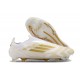 Crampons adidas F50 Elite Laceless FG Day Spark - Blanc Doré