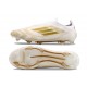 Crampons adidas F50 Elite Laceless FG Day Spark - Blanc Doré