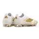 Crampons adidas F50 Elite Laceless FG Day Spark - Blanc Doré