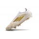 Crampons adidas F50 Elite Laceless FG Day Spark - Blanc Doré