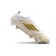 Crampons adidas F50 Elite Laceless FG Day Spark - Blanc Doré