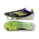 adidas F50 Elite Laceless FG Fast Reborn - Violet Blanc Lucid Lemon