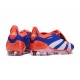 adidas Predator Elite Tongue FG Bleu Lucide Blanc Ftwr Rouge Solaire