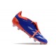 adidas Predator Elite Tongue FG Bleu Lucide Blanc Ftwr Rouge Solaire