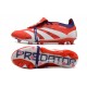 adidas Predator Elite Tongue FG Nouveau Rouge Blanc