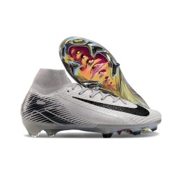 Crampon Nike Zoom Mercurial Superfly X Elite FG Gris Noir