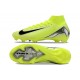 Crampon Nike Zoom Mercurial Superfly X Elite FG Volt Noir Argent