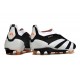 Crampons adidas Predator Elite Laceless FG Noir Blanc Orange