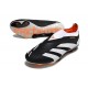 Crampons adidas Predator Elite Laceless FG Noir Blanc Orange