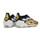 Crampons adidas Predator Elite Laceless FG Noir Blanc Or