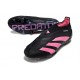 Crampons adidas Predator Elite Laceless FG Noir Rose