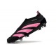 Crampons adidas Predator Elite Laceless FG Noir Rose