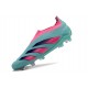 Crampons adidas Predator Elite Laceless FG Bleu Rose