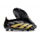 Crampons adidas Predator Elite Laceless FG Noir Or