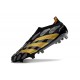 Crampons adidas Predator Elite Laceless FG Noir Or