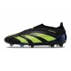 Crampons adidas Predator Elite Laceless FG Noir Vert