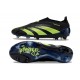 Crampons adidas Predator Elite Laceless FG Noir Vert