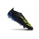 Crampons adidas Predator Elite Laceless FG Noir Vert