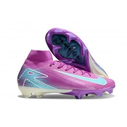 Crampon Nike Zoom Mercurial Superfly X Elite FG Violet Bleu