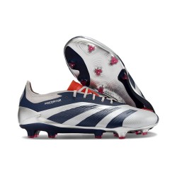 adidas Predator Elite FG Argent Noir Rouge