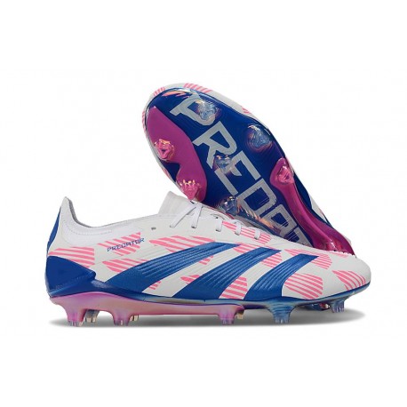 adidas Predator Elite FG Rose Bleu Blanc