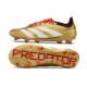 adidas Predator Elite FG Or Blanc Rouge