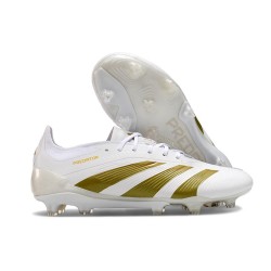 adidas Predator Elite FG Blanc Or