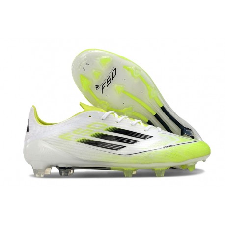 Nouvelles adidas F50 Elite FG Blanc Noir Rouge