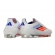 Nouvelles adidas F50 Elite FG Blanc Bleu Rouge