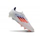 Nouvelles adidas F50 Elite FG Blanc Bleu Rouge