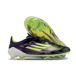 Nouvelles adidas F50 Elite FG Fast Reborn - Violet Blanc Lucid Lemon ÉDITION LIMITÉE