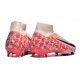 Nike Air Zoom Mercurial Superfly 10 Elite FG Rose Rouge Bleu