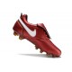 Crampons Nike Tiempo Legend 10 Elite FG Ronaldo Rouge Blanc