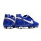 Crampons Nike Tiempo Legend 10 Elite FG Ronaldo Bleu Blanc