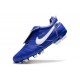 Crampons Nike Tiempo Legend 10 Elite FG Ronaldo Bleu Blanc