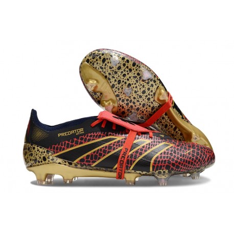 Crampons adidas Predator Elite FT FG Year Of The Snake -Rouge Lucide Or Noir