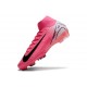 Nike Zoom Mercurial Superfly X Elite FG Rose Noir Blanc