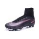 Chaussures de Cristiano Ronaldo Nike Nouvelles 2016 Mercurial Superfly V FG Noir Rose