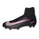 Chaussures de Cristiano Ronaldo Nike Nouvelles 2016 Mercurial Superfly V FG Noir Rose