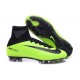 Chaussures de Cristiano Ronaldo Nike Nouvelles 2016 Mercurial Superfly V FG Vert Noir