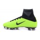 Chaussures de Cristiano Ronaldo Nike Nouvelles 2016 Mercurial Superfly V FG Vert Noir