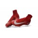 Chaussures de Cristiano Ronaldo Nike Nouvelles 2016 Mercurial Superfly V FG Rouge Blanc