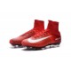 Chaussures de Cristiano Ronaldo Nike Nouvelles 2016 Mercurial Superfly V FG Rouge Blanc