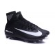 Nike Meilleur Mercurial Superfly V FG Crampon Homme Noir Blanc